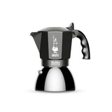 Bialetti Brikka Induction Moka Nero, Acciaio inox