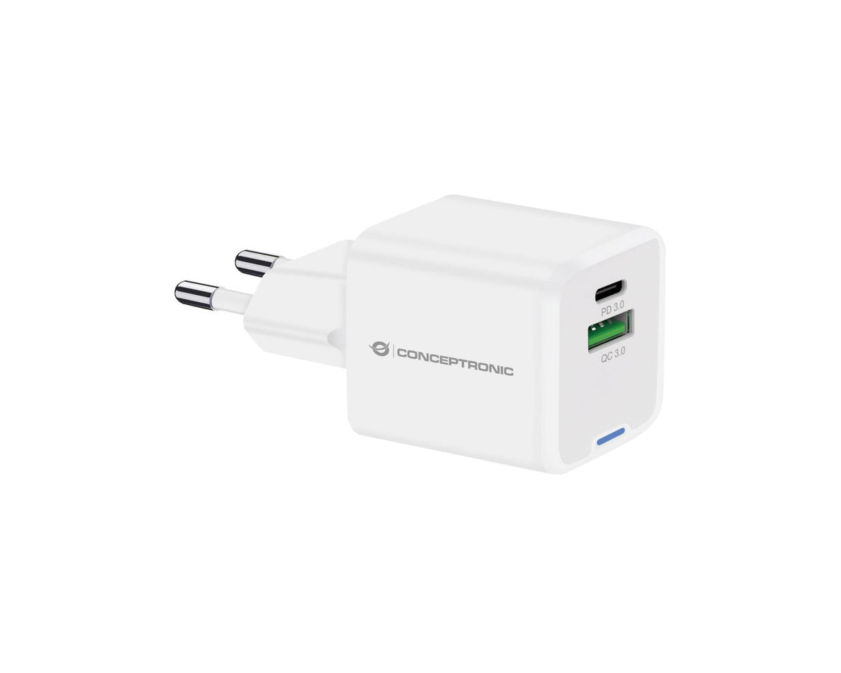 Conceptronic ALTHEA15W Caricabatterie per dispositivi mobili Universale Bianco AC Ricarica rapida Interno