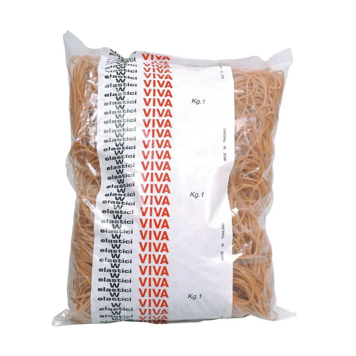 Viva Elastici in Gomma Naturale EN120 - Diametro 120 mm - Ambra - Sacco 1 Kg