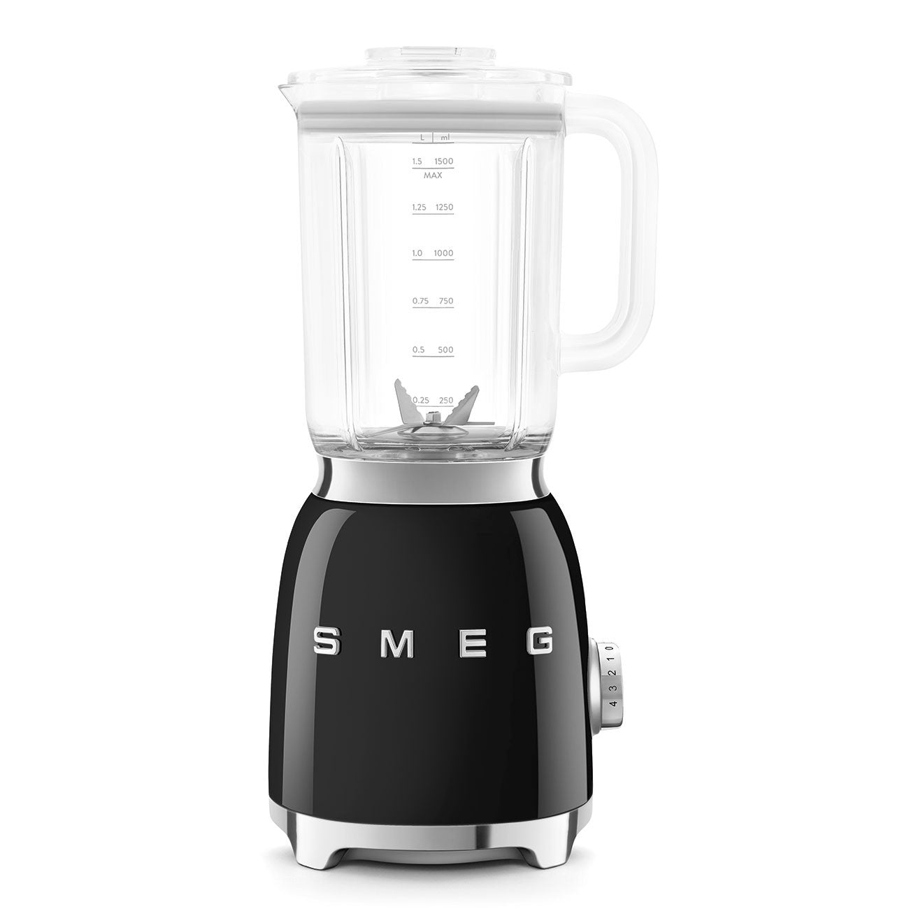 Smeg Frullatore da Tavolo 50 s Style Nero LUCIDO BLF03BLEU