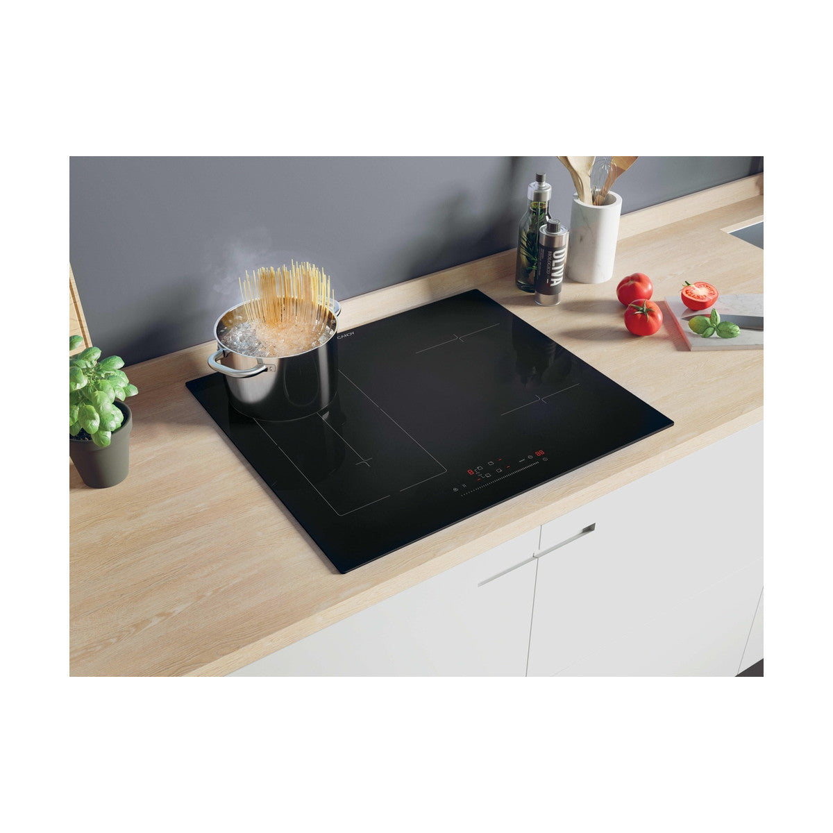 Candy Idea CIES64MCA Nero Da incasso 59 cm Piano cottura a induzione 4 Fornelli