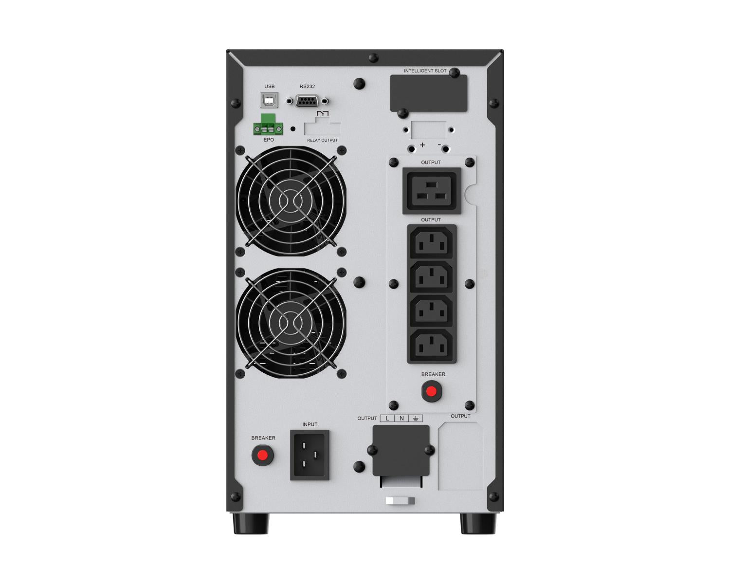 Conceptronic ZEUS52E3K gruppo di continuità UPS Doppia conversione online 3 kVA 2700 W 5 presa e AC