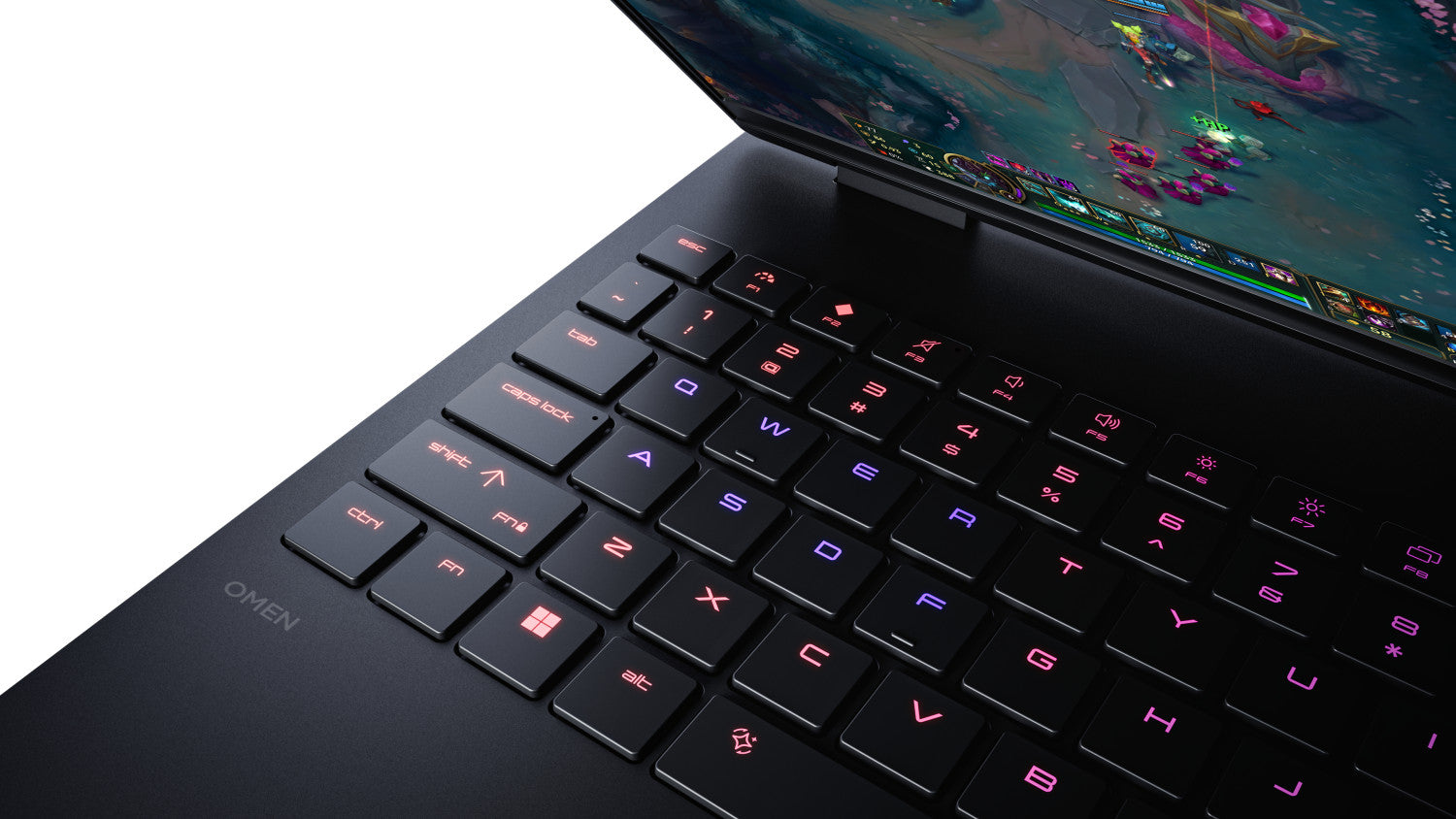 HP HyperX OMEN 15 inch Gaming Laptop PC 15-gb0026nlx AMD Ryzen 7 38,9 cm (15.3") 2K 16 GB DDR5-SDRAM NVIDIA GeForce RTX 5060 Wi-Fi 6 (802.11ax) Windows 11 Home Nero