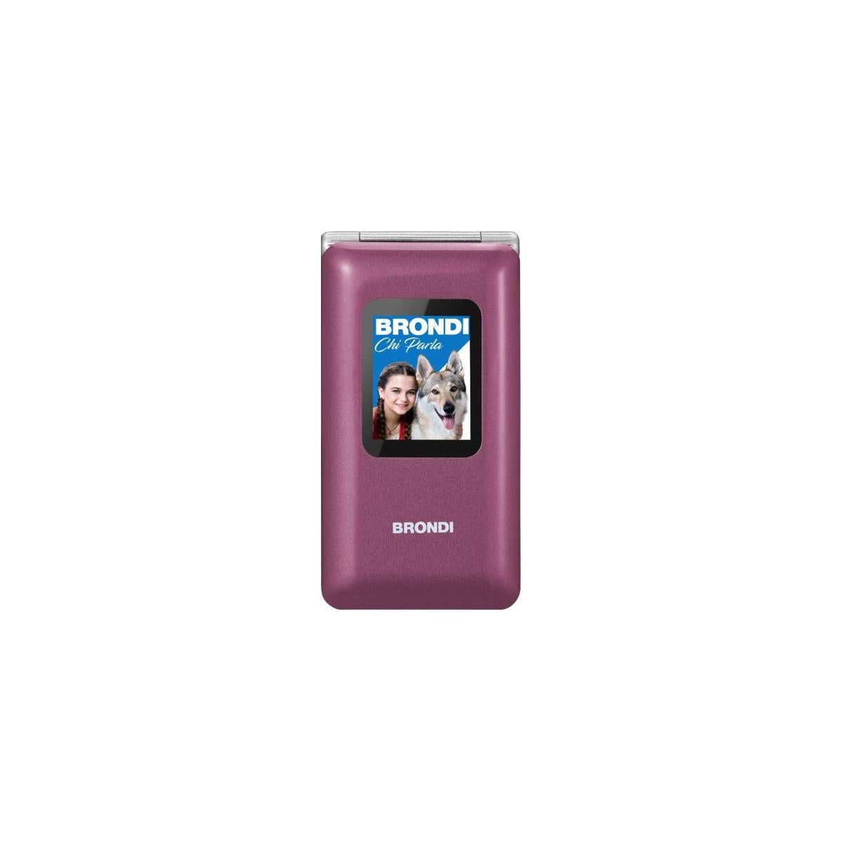 Brondi Amico Preziozo Telefono Cellulare Senior Doppia SIM Viola