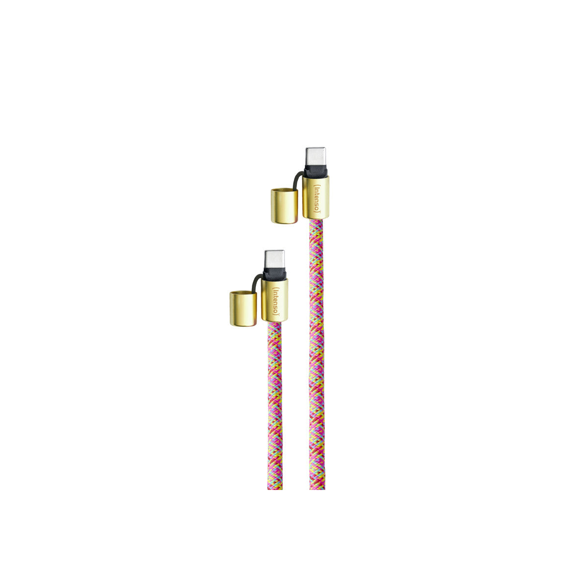 Intenso Handykette als Lade- Datenkabel USB-C bis 1,65m neon mix cavo USB USB C Multicolore