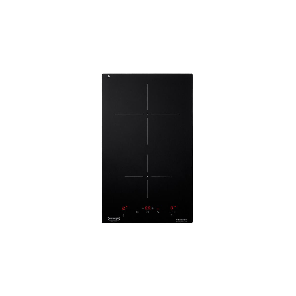 De'Longhi PIN 32 piano cottura Nero Da incasso 30 cm a induzione 2 Fornelli