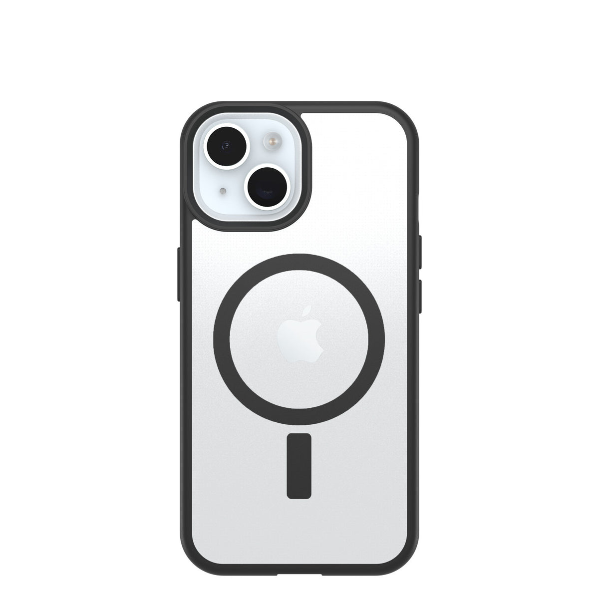 OtterBox React per MagSafe Series per Apple iPhone 16e/15/14/13, trasparente/nero