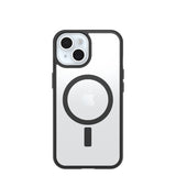 OtterBox React per MagSafe Series per Apple iPhone 16e/15/14/13, trasparente/nero