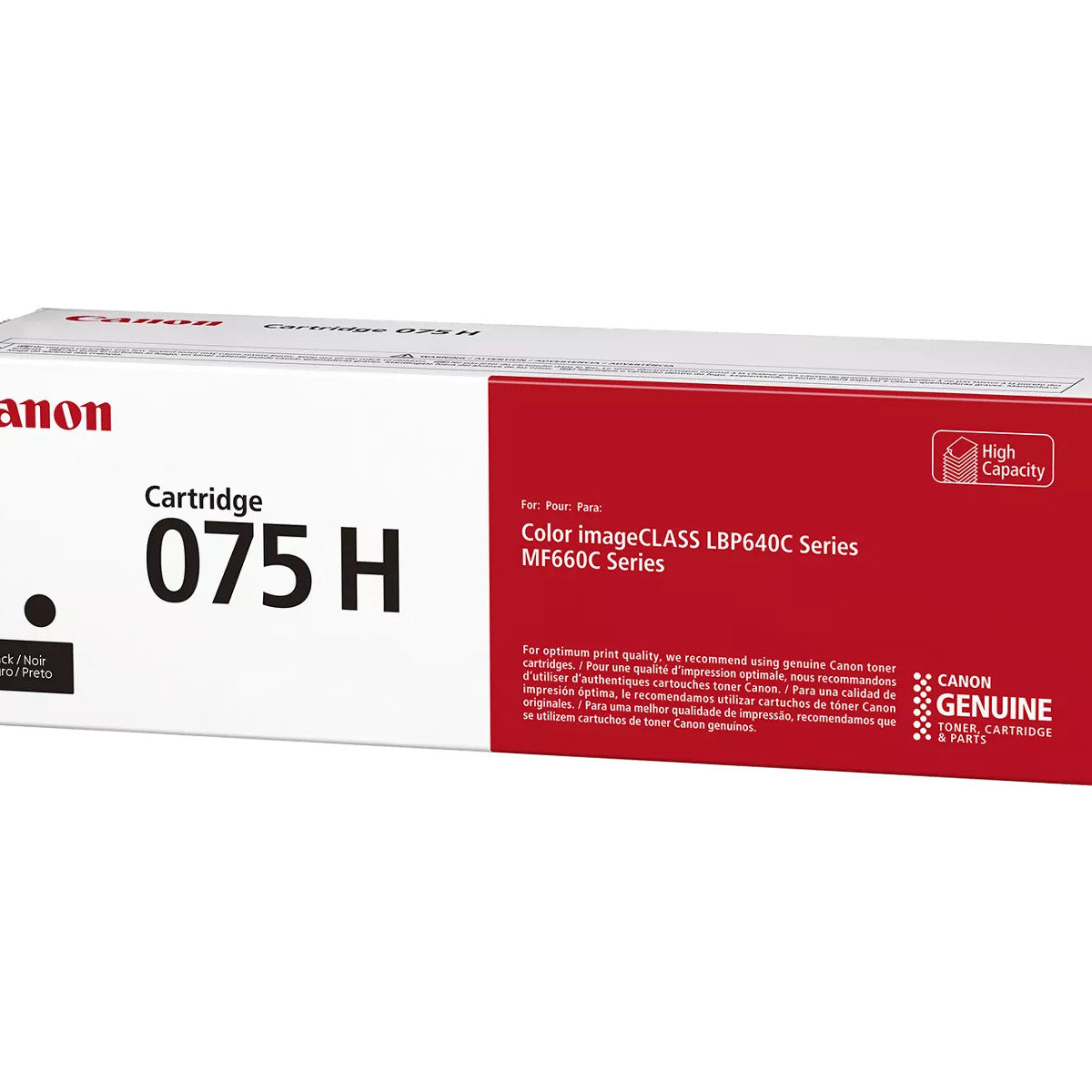 Canon 075 H cartuccia toner 1 pz Originale Nero