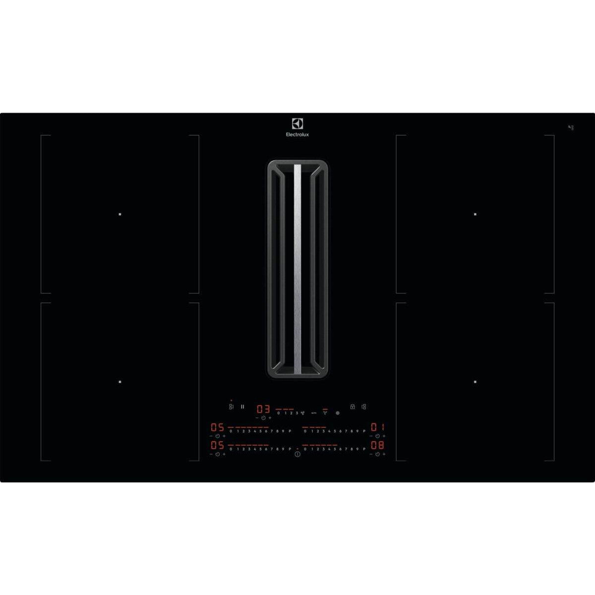 Electrolux KCD84453CK Piano ad induzione con cappa integrata Bridge con eXtractor versione aspirante