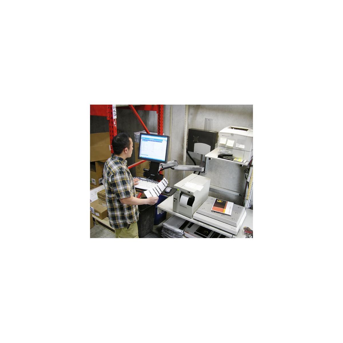Ergotron Styleview Sit-Stand Combo Arm 61 cm (24") Alluminio Parete