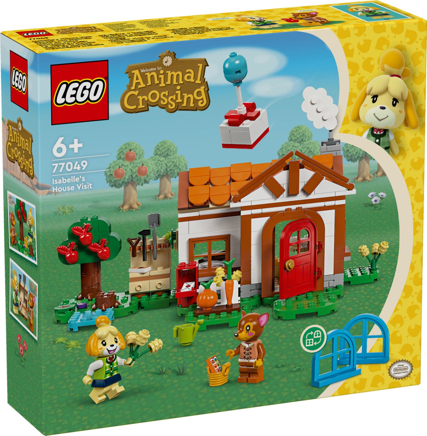 LEGO Animal Crossing Visita a Casa di Isabelle 77049 Set 389 Pezzi 6 Anni