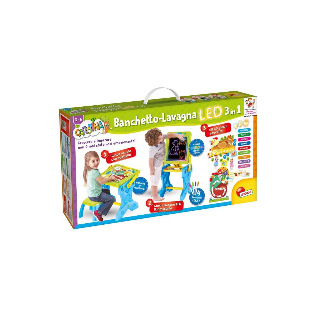Lisciani Carotina Banchetto Led Gioco E Imparo 3 In 1