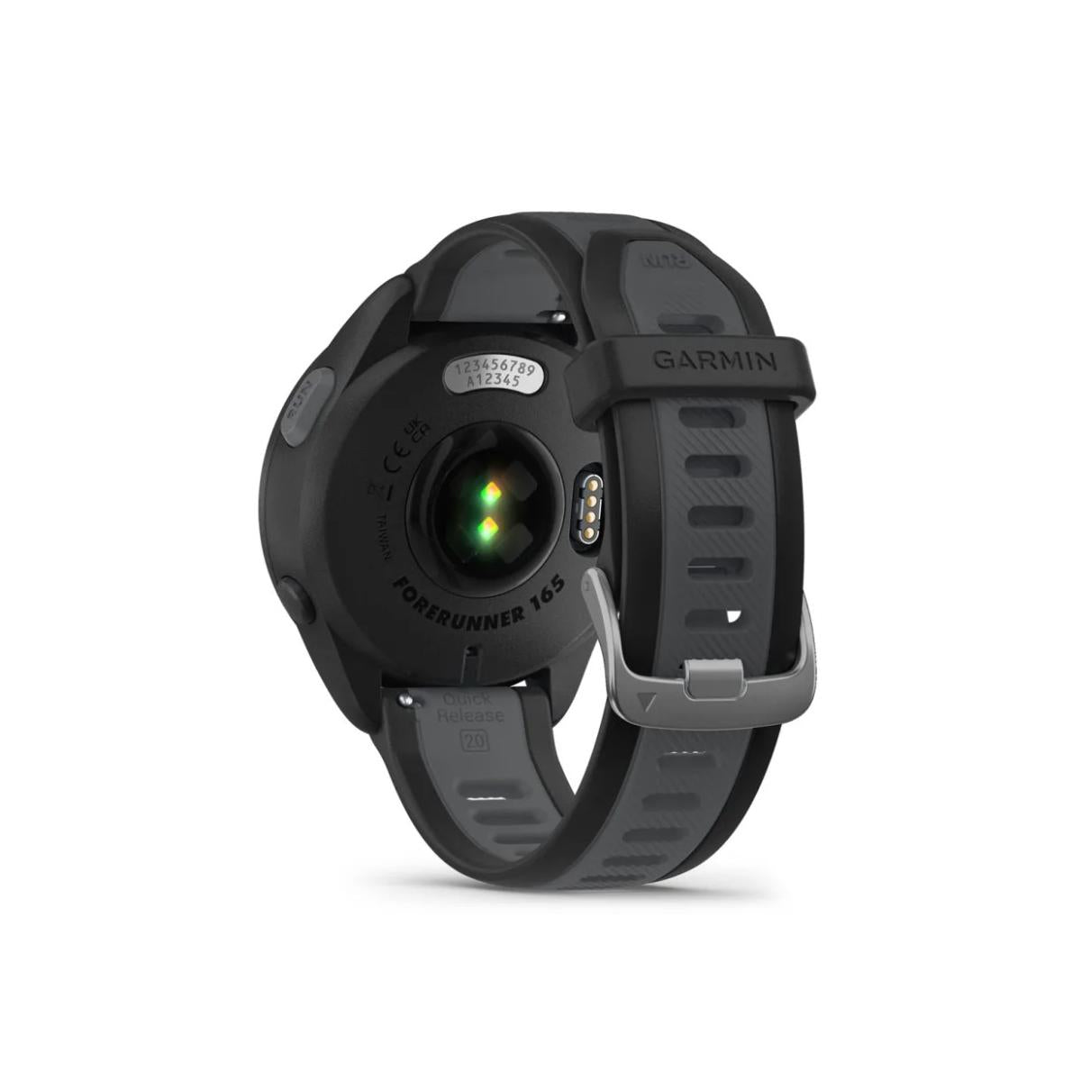 Garmin Forerunner 165 3.05 cm 1.2pollici AMOLED Digitale 390 x 390 Pixel Touch screen Nero GPS satellitare