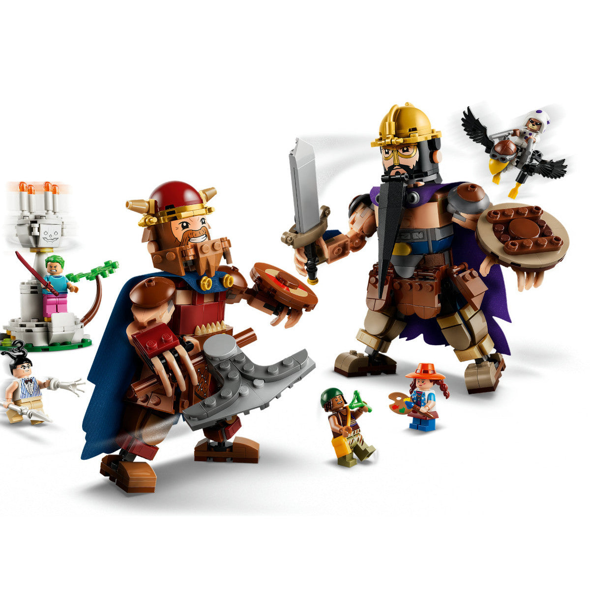 LEGO One Piece 75644 Dori Contro Brogi Giganti Di Little Garden, Gioco Con 2 Action Figure, 5 Minifigure, Regalo Bambini 9