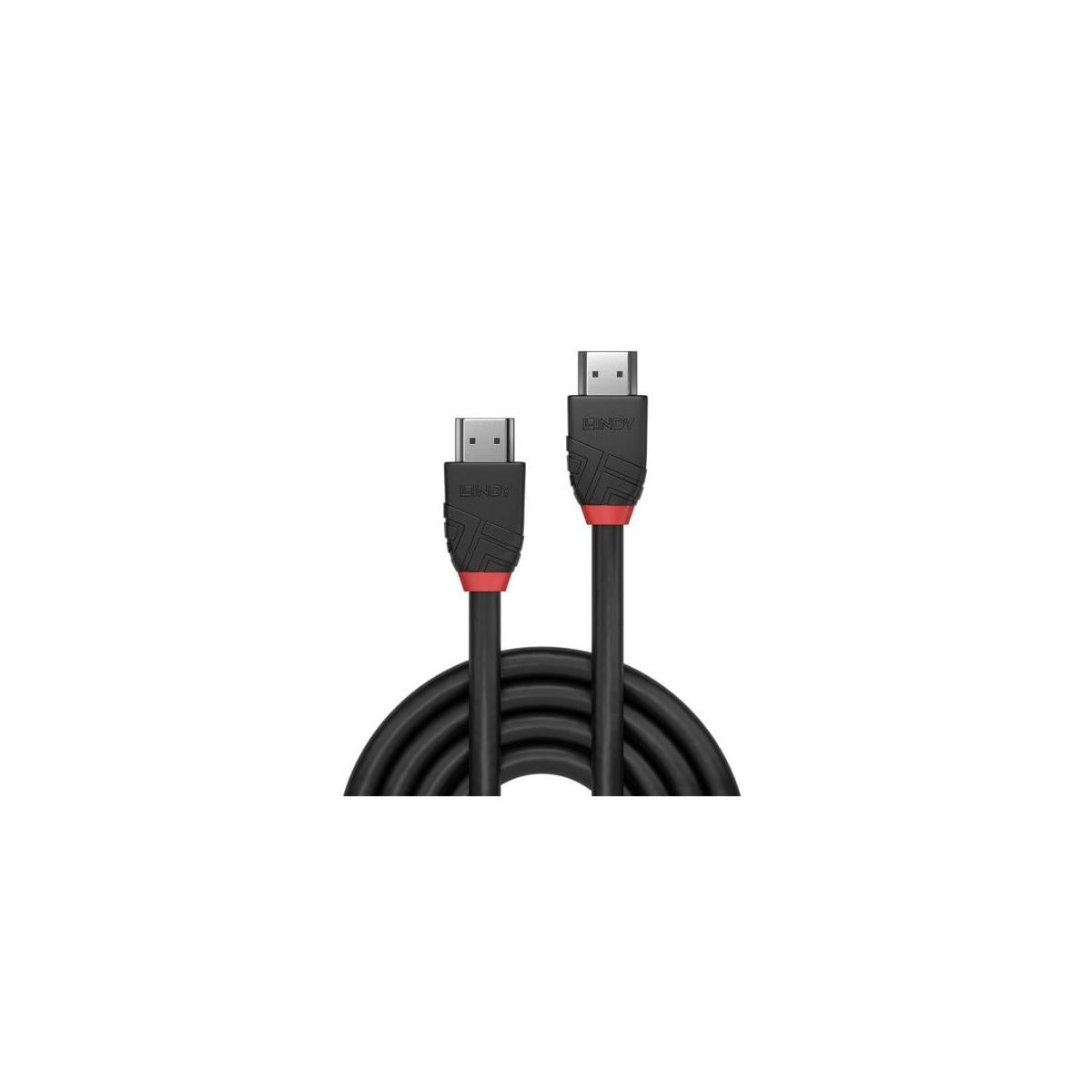 Lindy HDMI Cavo Spina HDMI-A 1.00 m Nero 36771