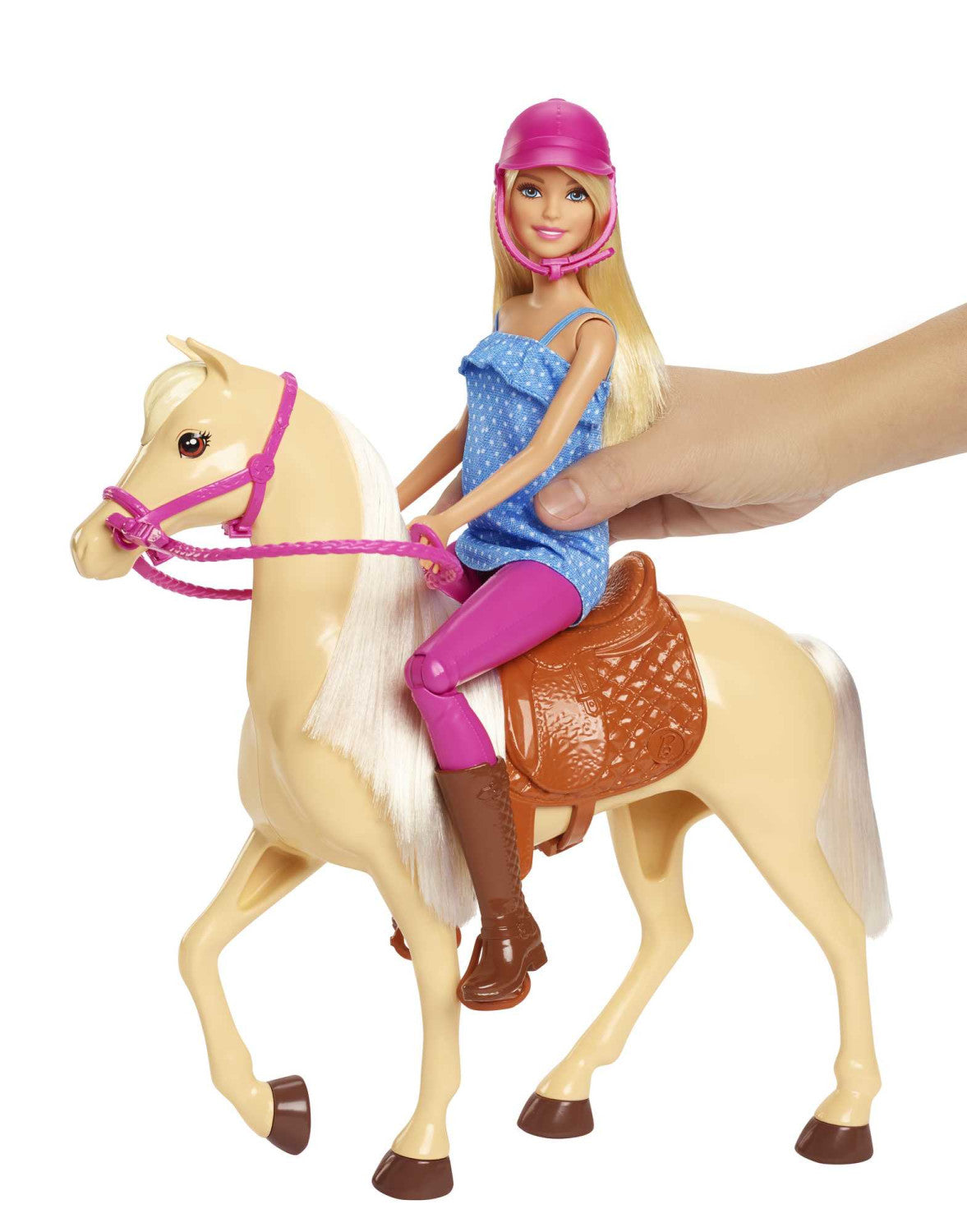 Barbie FXH13 bambola con cavallo e accessori