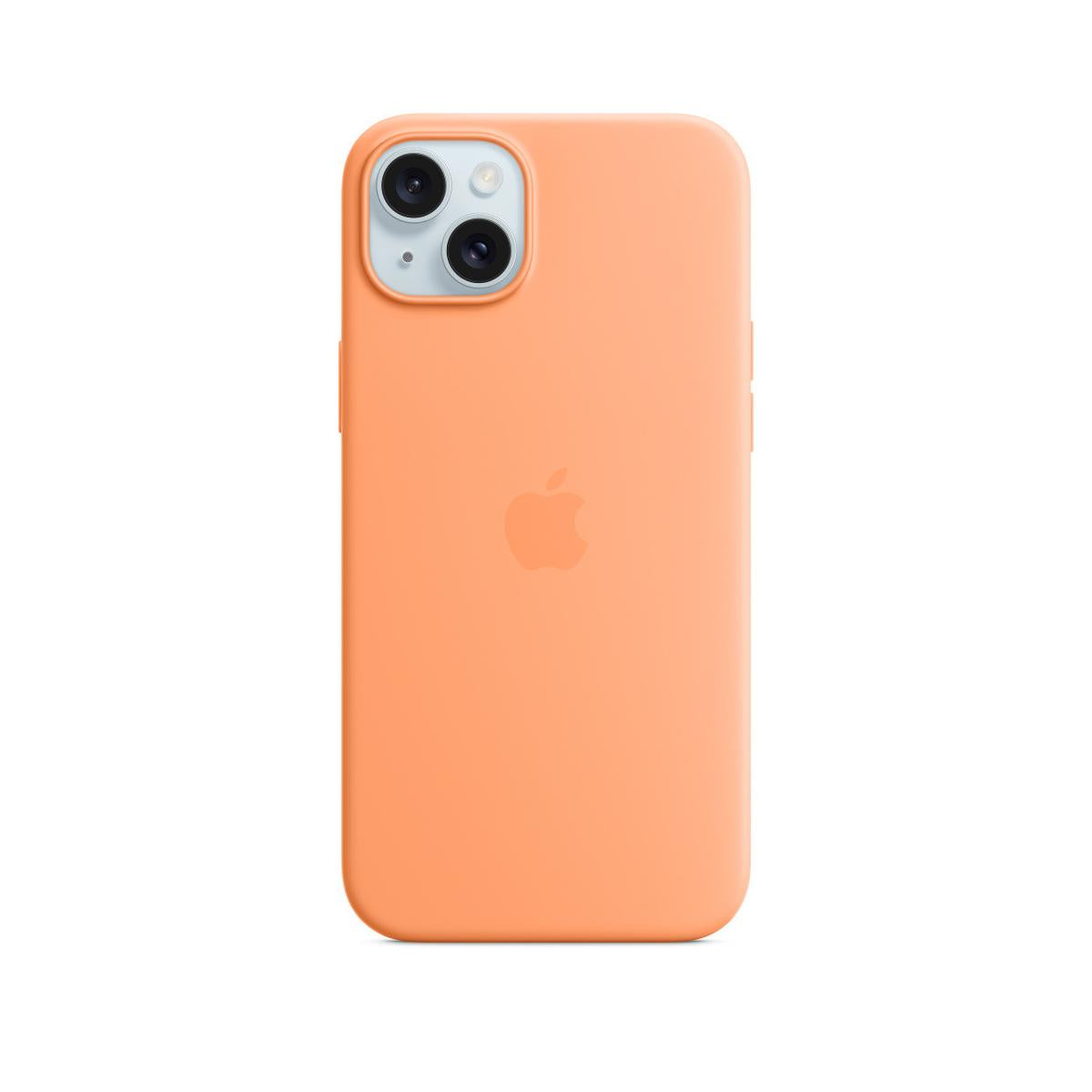 Apple Custodia Cover MagSafe in Silicone per Iphone 15 Plus A3094 Aranciata