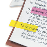 Post-It Index Mini Segnapagina Removibili Full Color Con Dispenser Fluo Assortiti 100 Pz 11,9 X 43,2 Mm