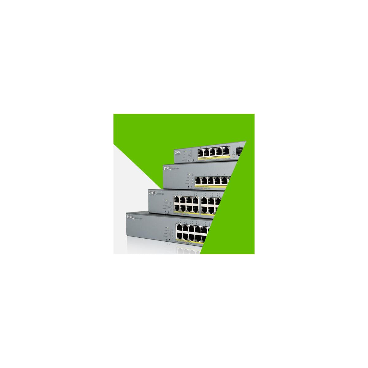 Zyxel GS1350-12HP-EU0101F switch di rete Gestito L2 Gigabit Ethernet (10/100/1000) Supporto Power over Ethernet (PoE) Grigio
