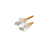 WP WPC-PAT-6AU005O-S cavo di rete Arancione, Trasparente 0,5 m Cat6a U/UTP (UTP)