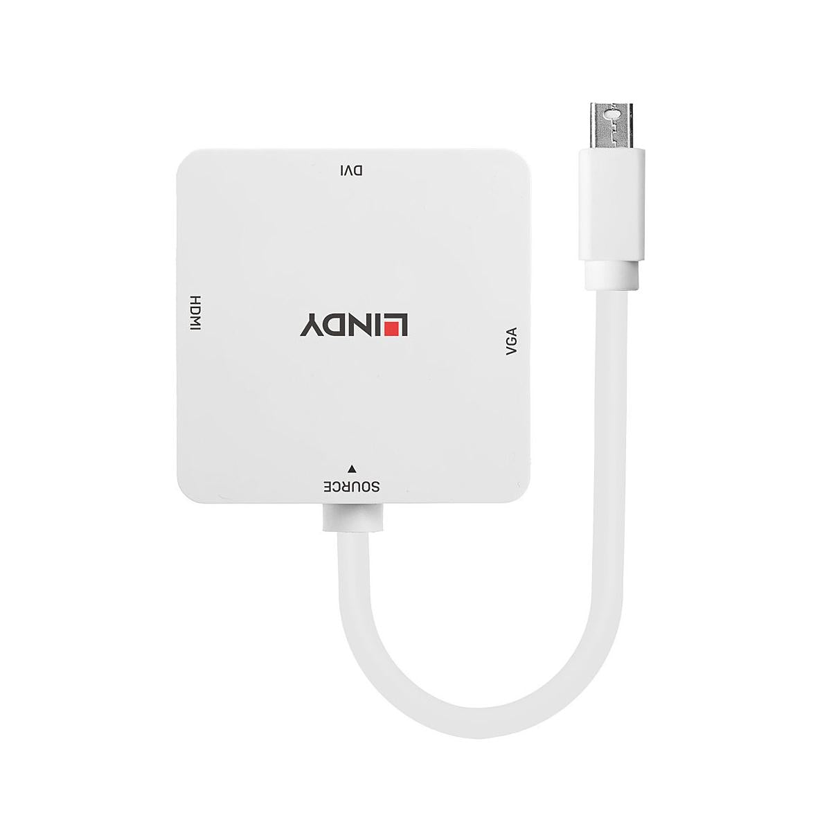 Lindy 41035 cavo e adattatore video 0,2 m Bianco