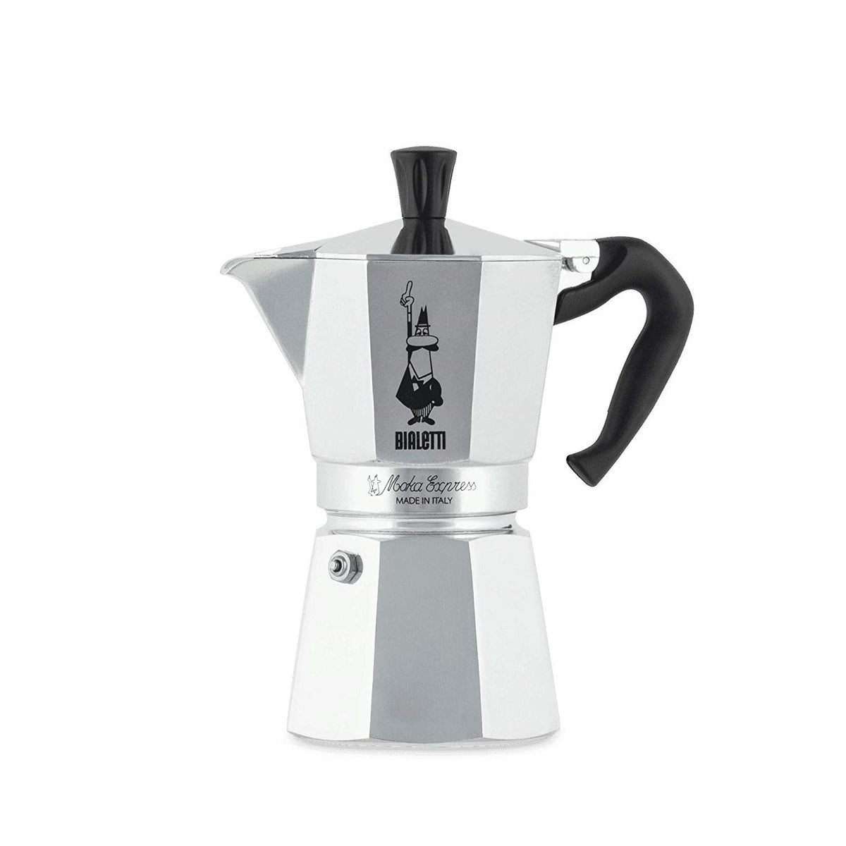 Bialetti Moka Express 0,3 L Alluminio, Nero