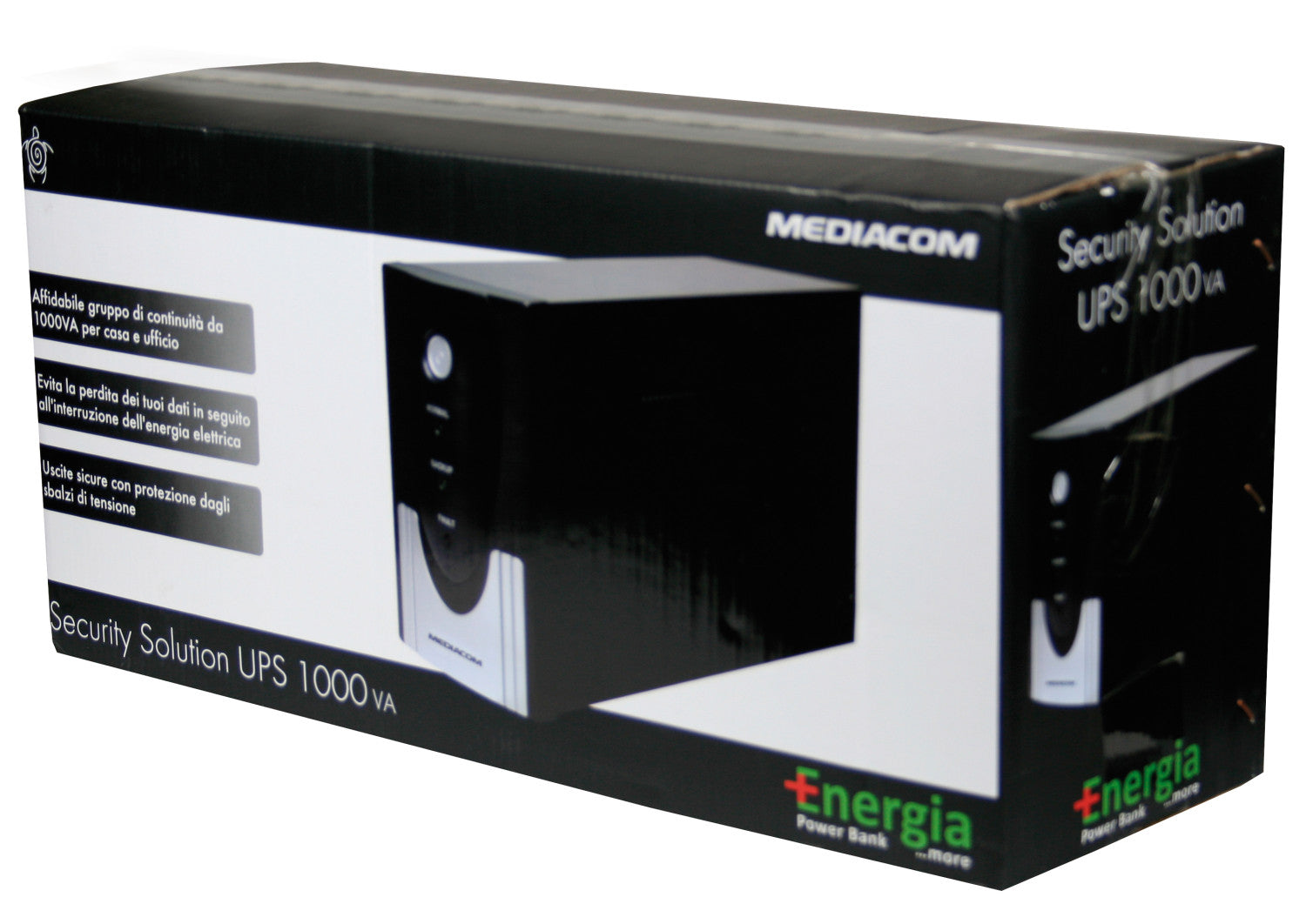 Mediacom M-UPS1000M gruppo di continuità (UPS) 1 kVA 600 W 4 prese AC