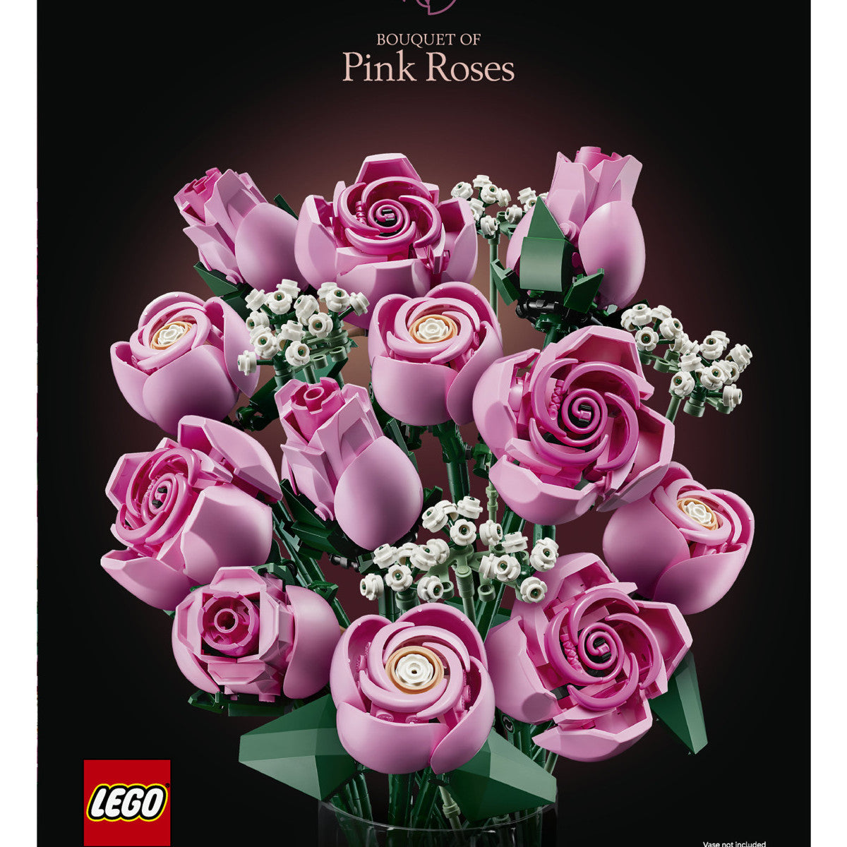 LEGO 10374 Botanicals Bouquet di Rose Rosa Set da Costruzione 789 Pezzi 18