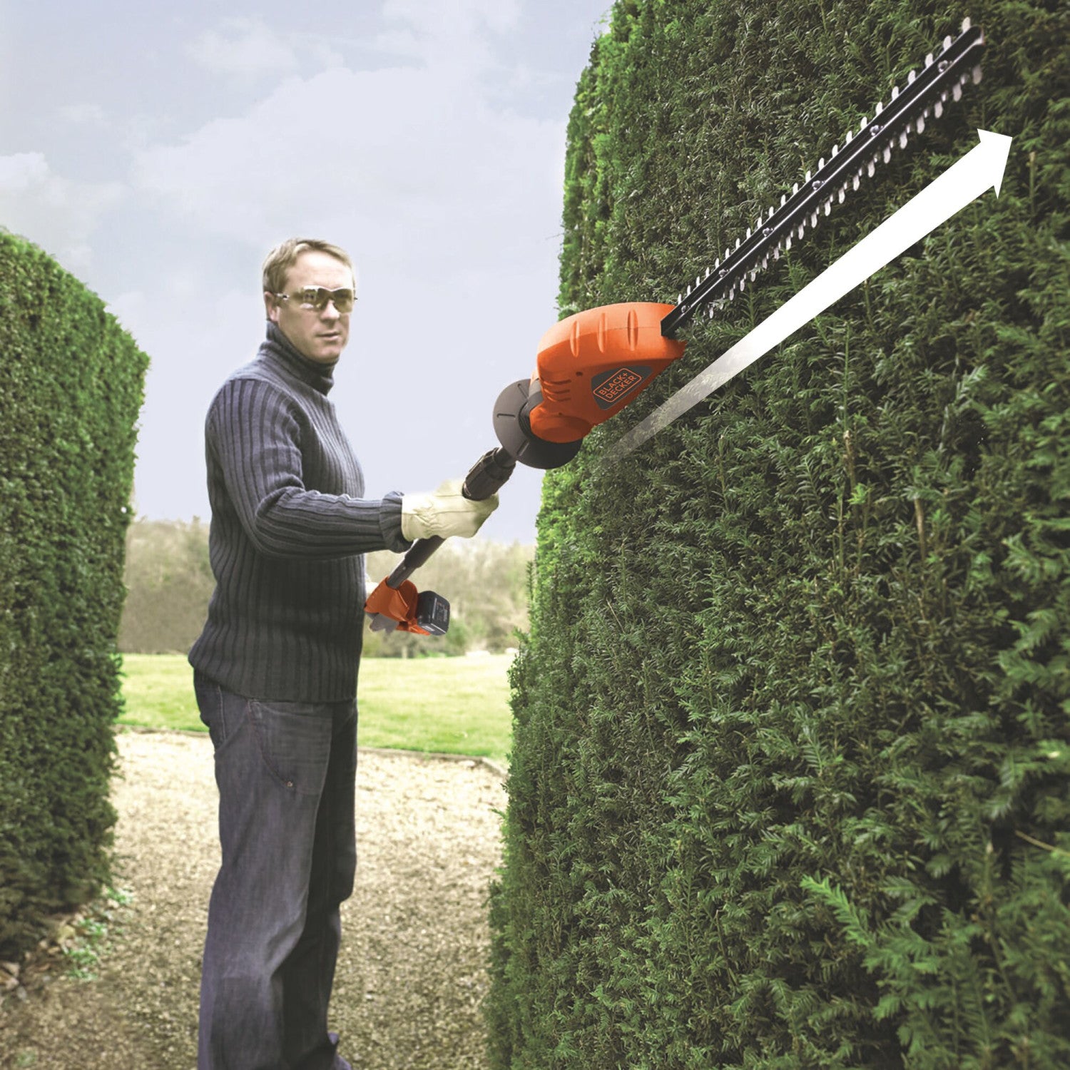 Black e Decker GTC1843L20-QW Tosasiepe Doppia lama 3,2 kg