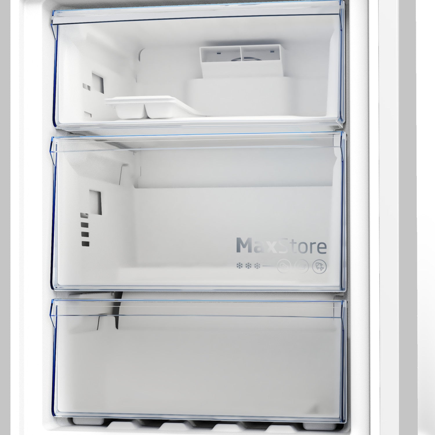 Beko Frigorifero Combi 1.80cm, Classe C, Total NF, Compressore ProSmart Inverter, Metal Look, AeroFlow, HarvestFresh, 35 dBA