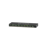 NETGEAR GS316EP-100PES switch di rete Gestito Gigabit Ethernet (10/100/1000) Supporto Power over Ethernet (PoE) Nero
