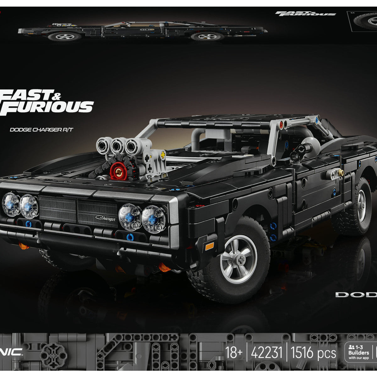 Lego Technic 42231 Auto Dodge Charger R/T Fast And Furious