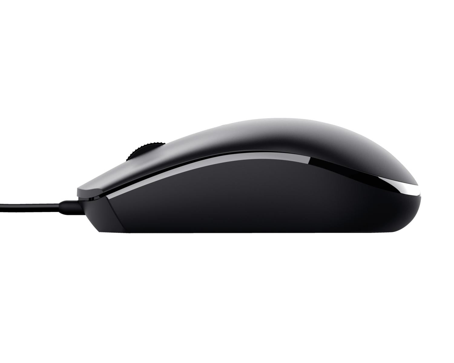 Trust Basi Mouse Ambidestro USB tipo A Ottico 1200 DPI Nero