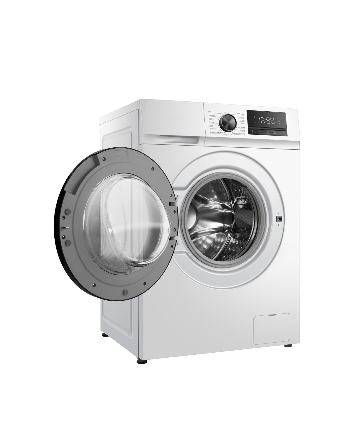 TCL FF0924WA2IT. Lavatrice a Carica Frontale 9 kg – Classe A‑10%, 1400 giri, Motore Digital Inverter e Programmi Steam