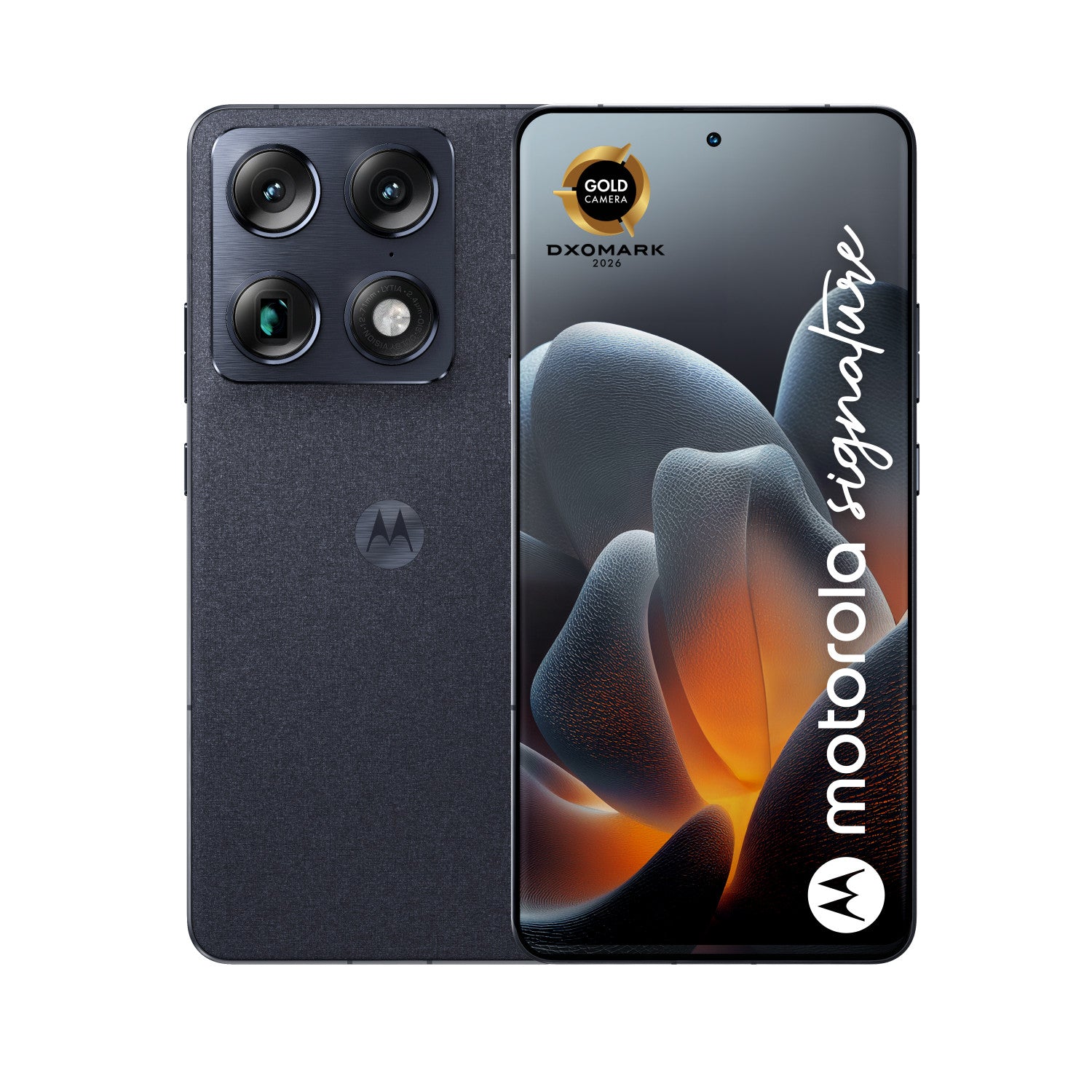 Motorola signature Doppia SIM Android 16.0 5G USB tipo-C 16 GB 512 GB 5200 mAh Blu scuro