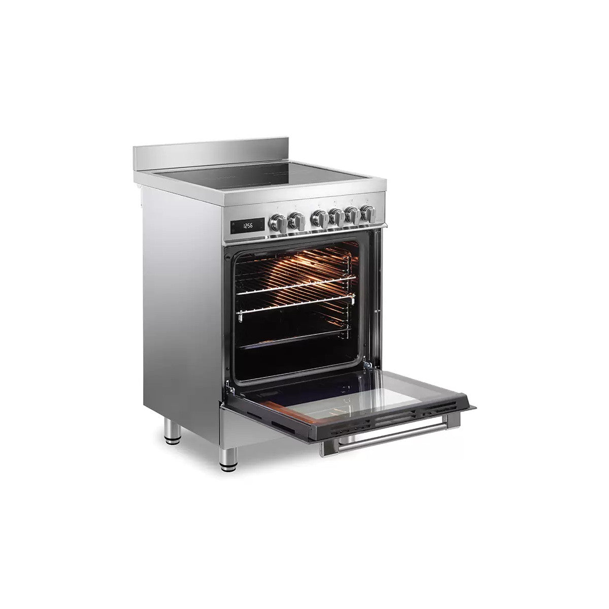 De Longhi PRO 66 MXL IN cucina Elettrico Piano cottura a induzione Zoneless Acciaio inox