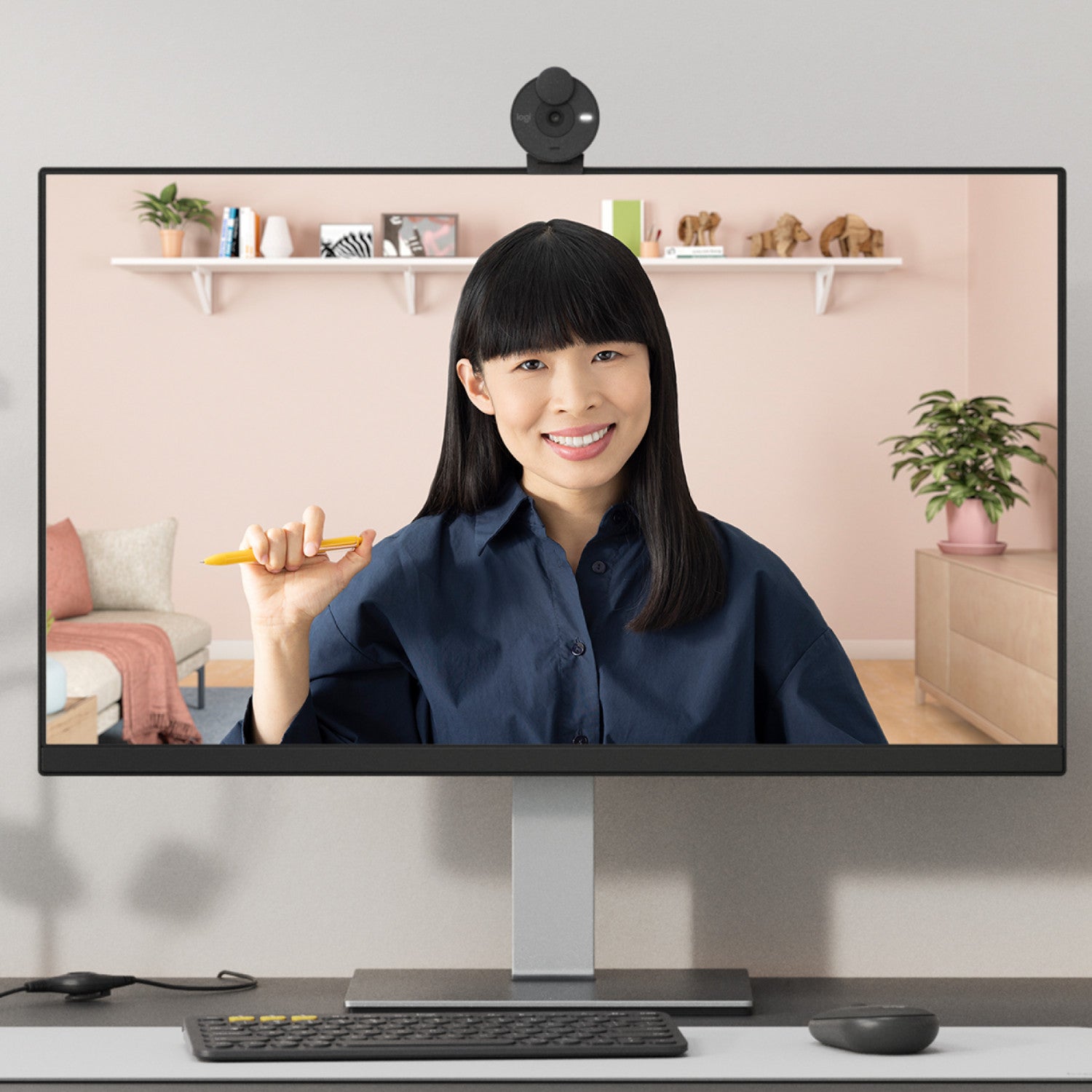 Logitech Brio 300 Webcam 2 MP 1920 x 1080 Pixel USB-C Grafite