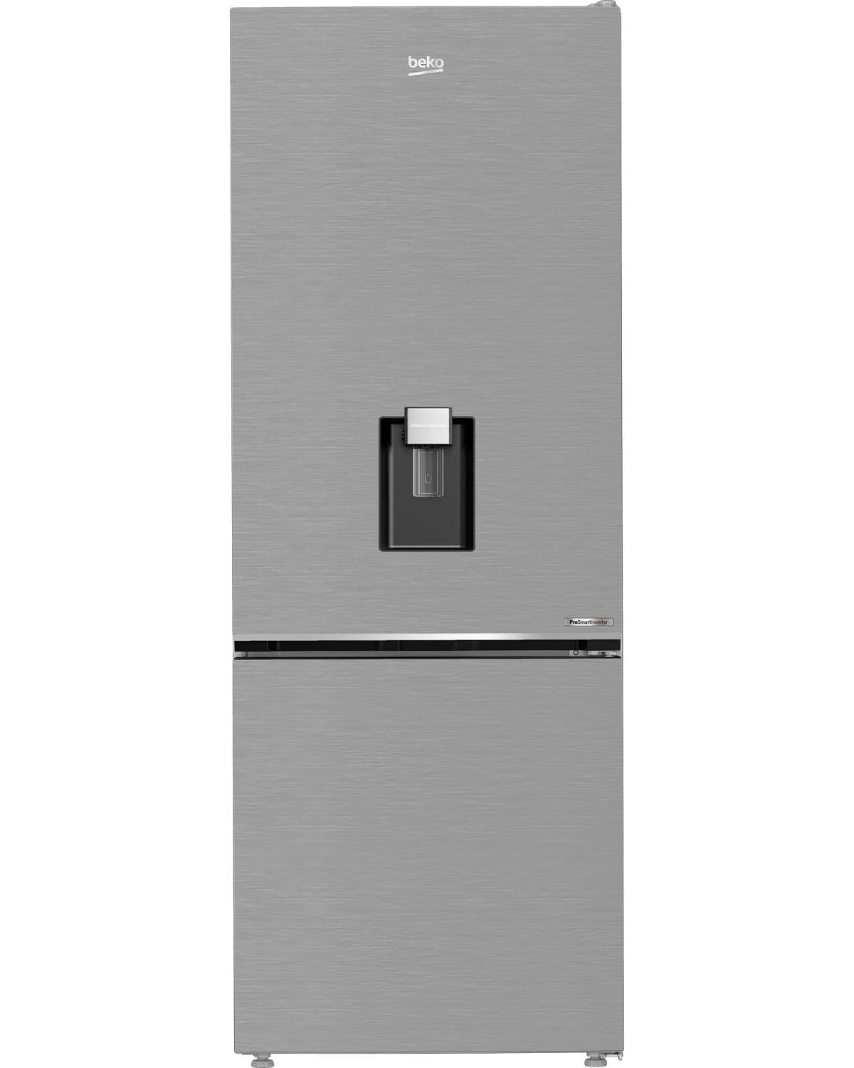 Beko B3RCNE564HDXB frigorifero con congelatore Libera installazione 490 L E Metallico