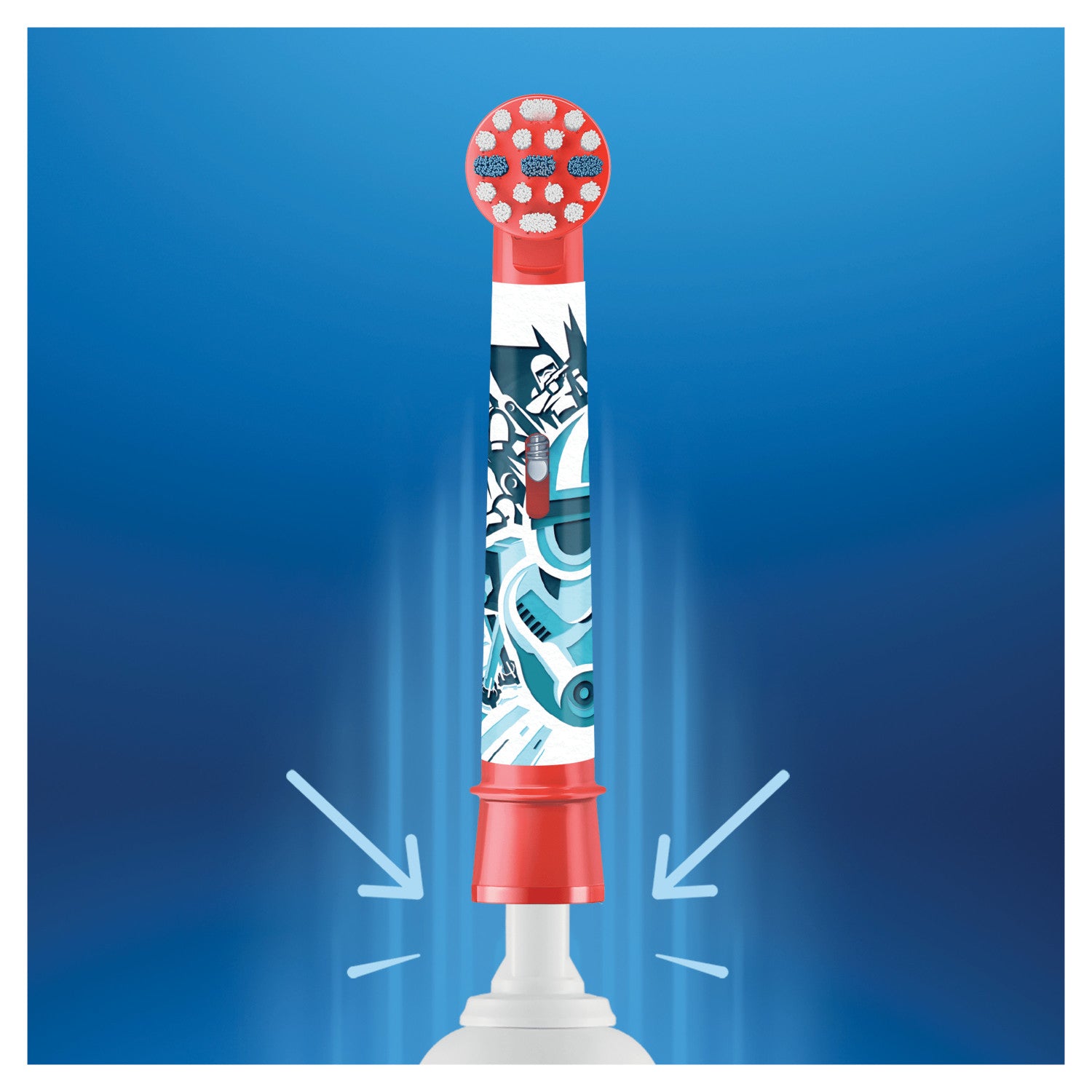 Oral-B 80352667 testina per spazzolino 3 pz Blu, Bianco