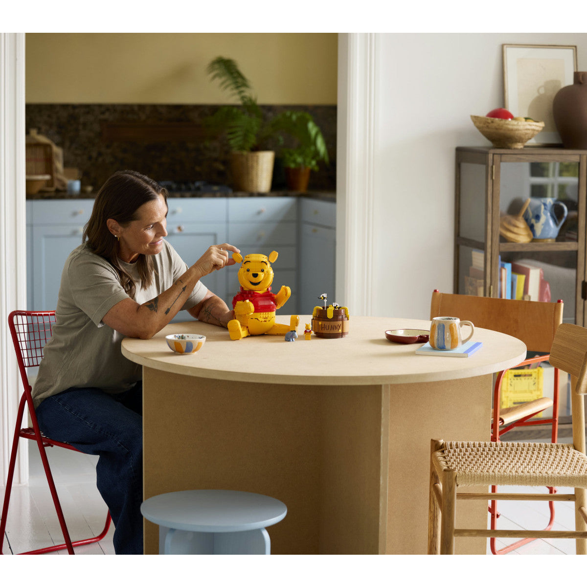 Lego Disney 43300 Winnie The Pooh Kit Modellismo Per Adulti Con Vaso E Minifigure Da Collezione