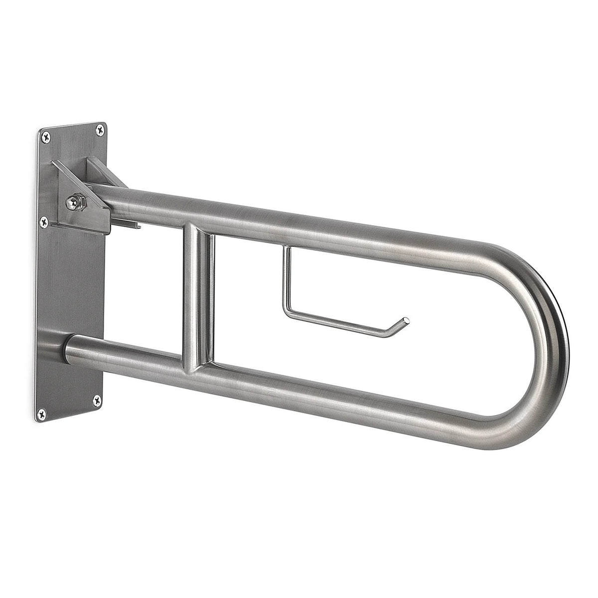 Gedy Appoggio Ribaltabile Con Portarotolo Snug Bianco