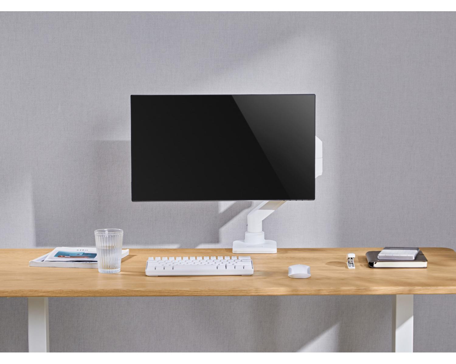 Equip 650181 supporto da tavolo per Tv a schermo piatto 124,5 cm (49") Bianco Scrivania
