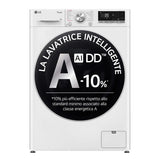 LG F4R709TAIDD Lavatrice 9kg AI DD, Classe A-10 , 1400 giri, Vapore, Wi-Fi