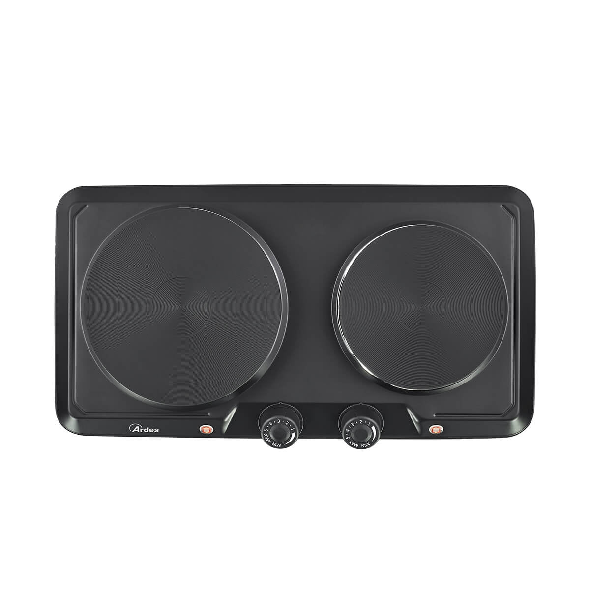 Ardes ARFOEL05 FOCUS DUO Fornello elettrico Duo 15 e 18 cm Nero
