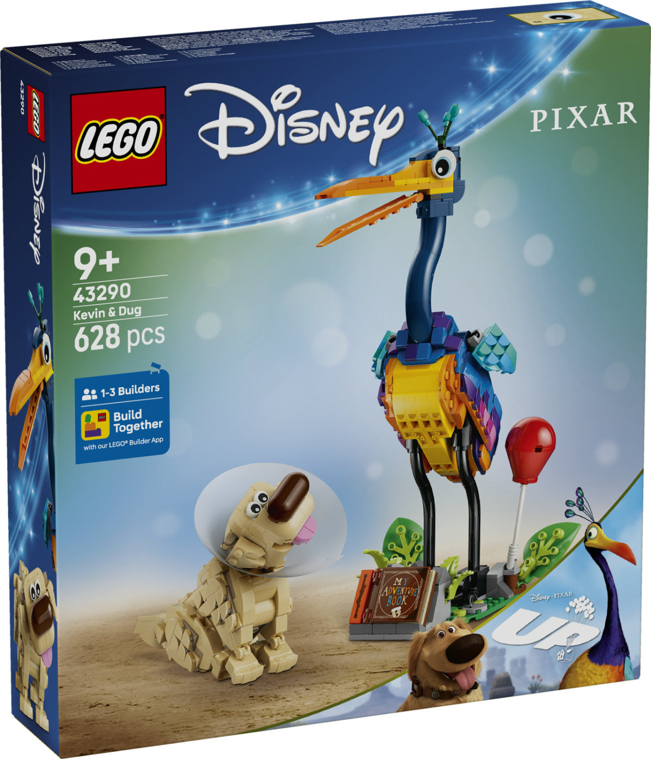 Set costruzioni LEGO 43290 DISNEY PIXAR Kevin e Dug