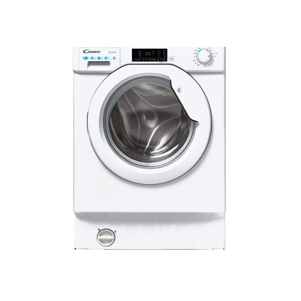 Candy Lavasciuga CBD485D1E/1S da Incasso Caricamento frontale Classe E Bianco