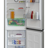 Beko B5RCNA345HG2 frigorifero con congelatore Libera installazione 301 L D Grigio, Metallico