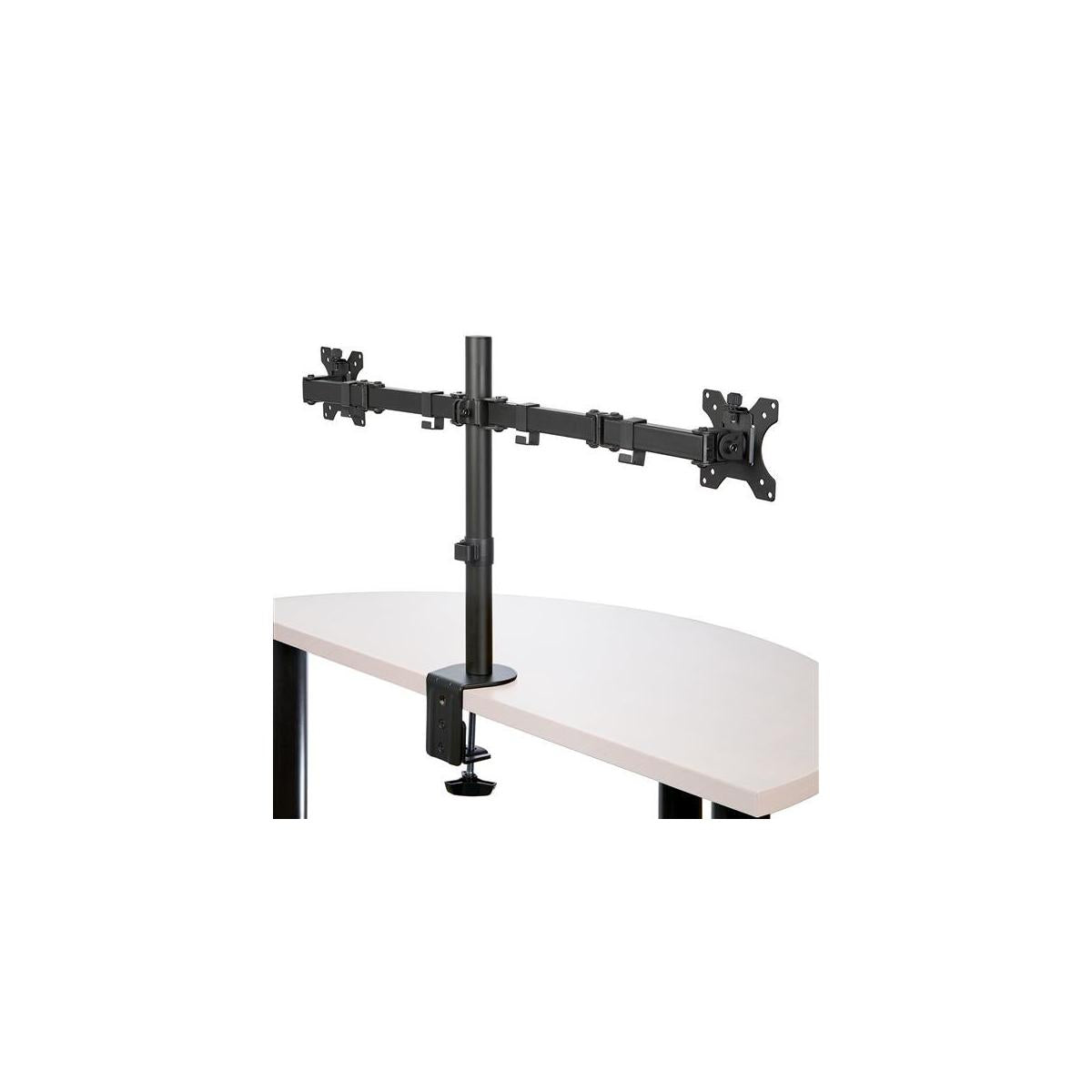 StarTech.com ARMDUAL2 supporto da tavolo per Tv a schermo piatto 81,3 cm (32") Nero