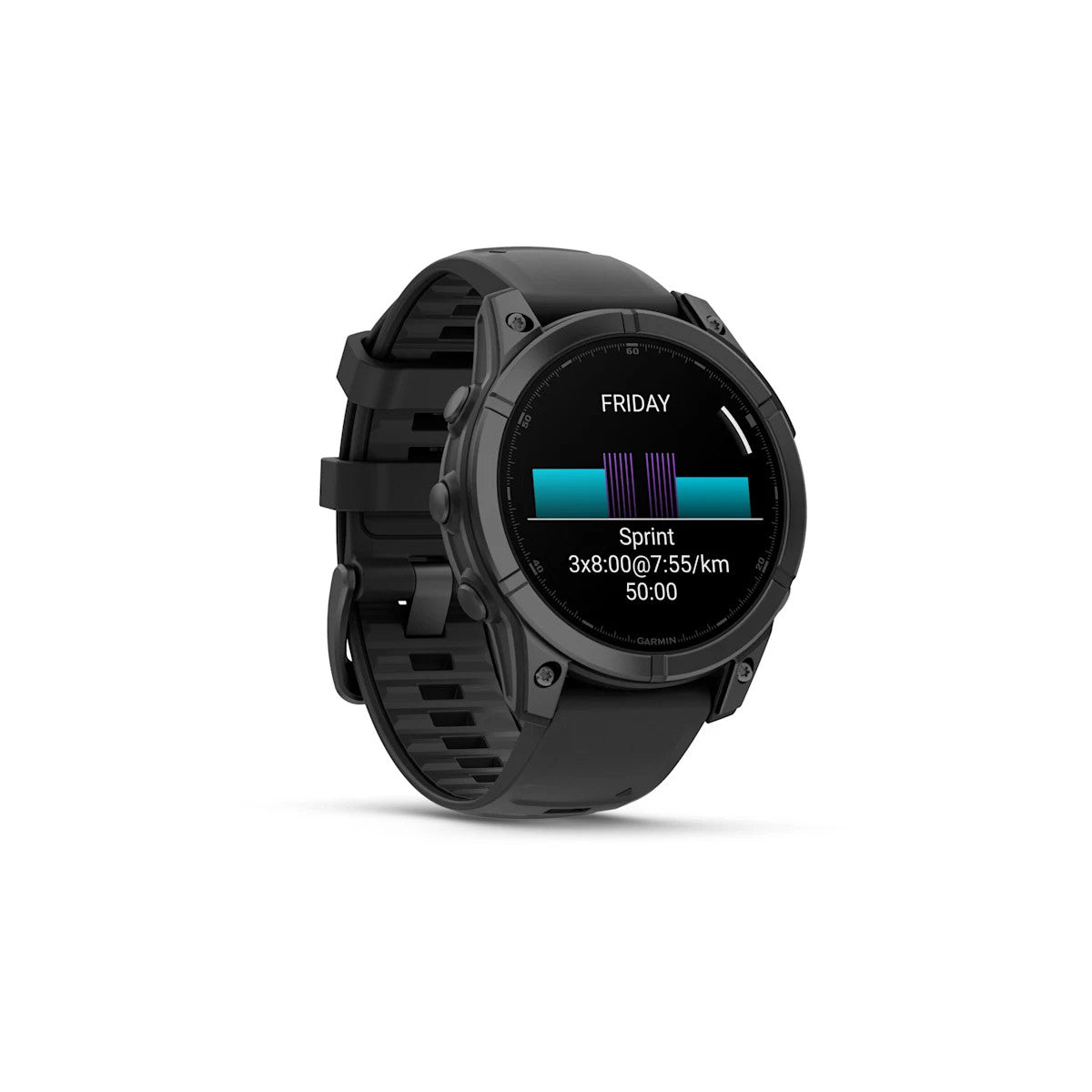 Garmin Fenix E 3,3 cm (1.3") AMOLED 47 mm Digitale 416 x 416 Pixel Touch screen Nero Wi-Fi GPS (satellitare)